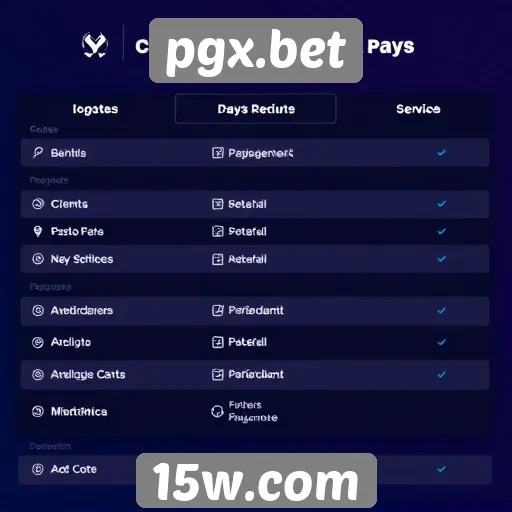 Métodos de pagamento disponíveis no pgx.bet